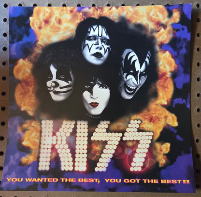 Kiss - You Wanted the Best, You Got the Best! - Vintage 12x12 Double-sided Album Cover Promo Poster