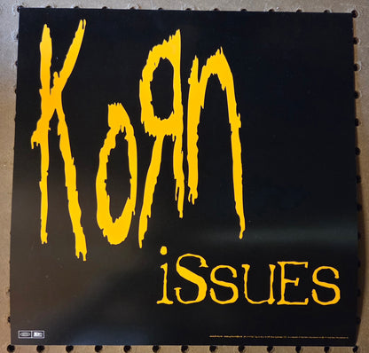 Korn - Issues - Vintage 12x12 Double-sided Album Cover Promo Poster