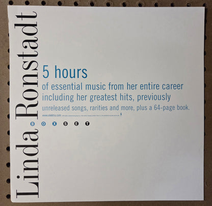 Linda Ronstadt - self-titled - Vintage 12x12 Double-sided Album Cover Promo Poster