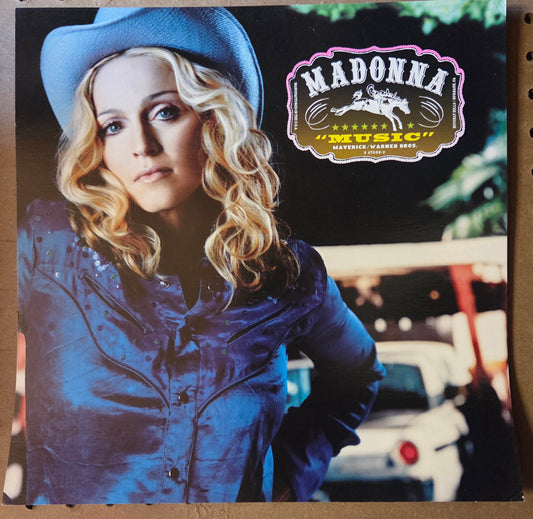 Madonna - Music - Vintage 12x12 Double-sided Album Cover Promo Poster