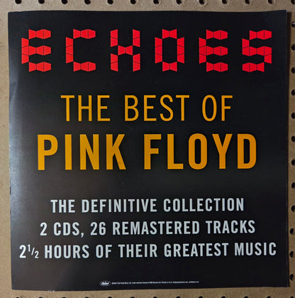 Pink Floyd - Echoes: The Best Of - Vintage 12x12 Double-sided Album Cover Promo Poster