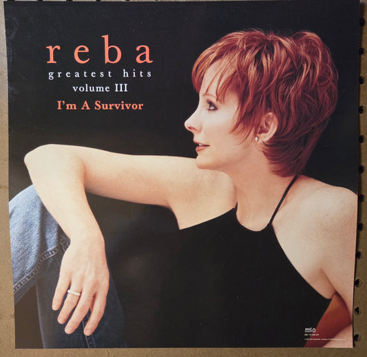 Reba McEntire - Reba TV Show - Vintage 12x12 Double-sided Album Cover Promo Poster