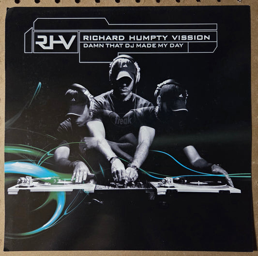 Richard Humpty Vission - Damn That DJ Made My Day - Vintage 12x12 Double-sided Album Cover Promo Poster