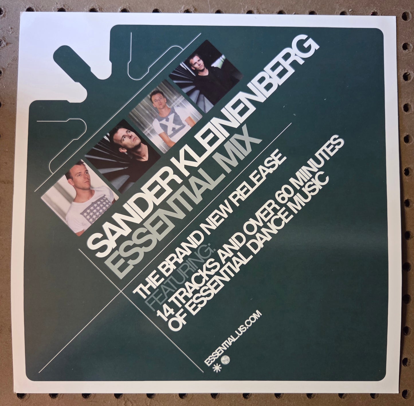 Sander Kleinenberg - Essential Mix - Vintage 12x12 Double-sided Album Cover Promo Poster