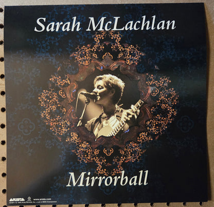 Sarah McLachlan - Mirrorball - Vintage 12x12 Double-sided Album Cover Promo Poster