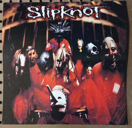 Slipknot - self-titled - Vintage 12x12 Double-sided Album Cover Promo Poster