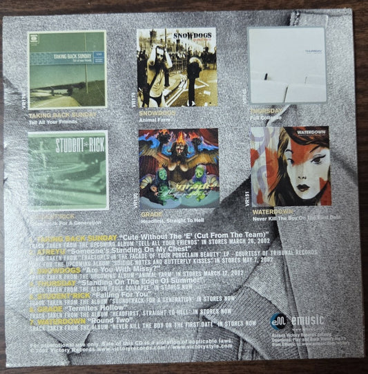 Victory Records Spring Sampler 2002 Promo CD - Brand New / Never Played