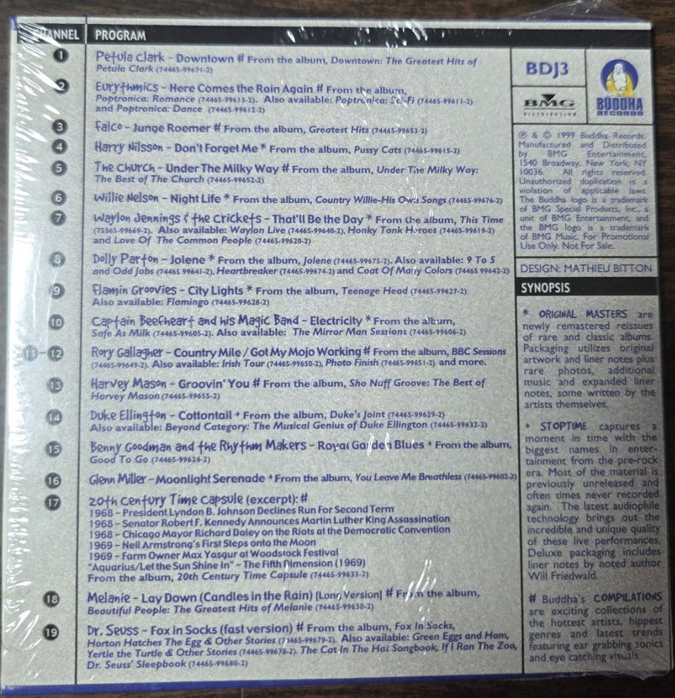 Life Is Buddha-Fall! 1999 Promo CD Sampler Factory Sealed Brand New Rare NOS