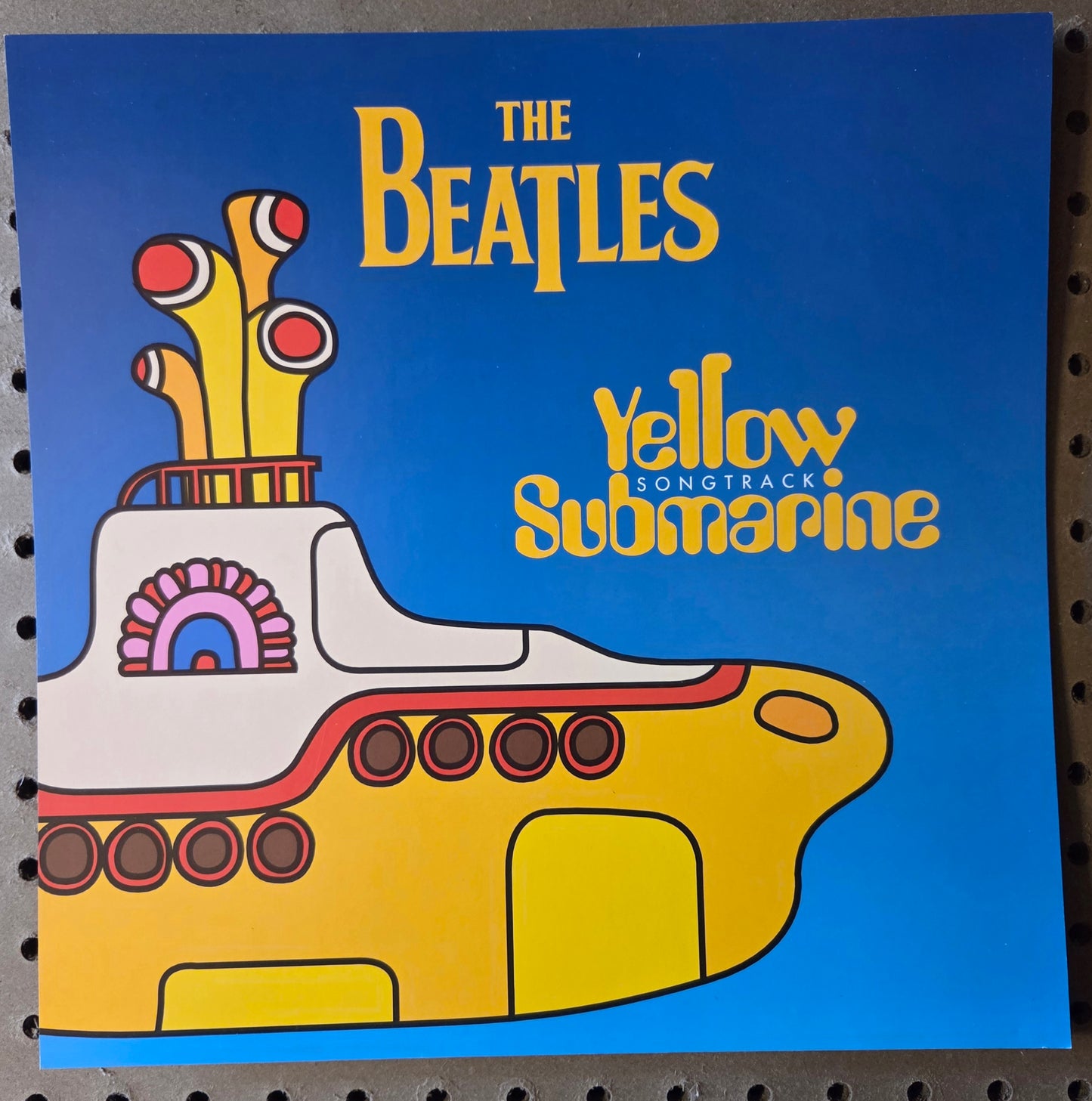 The Beatles - Yellow Submarine - Vintage 12x12 Double-sided Album Cover Promo Poster