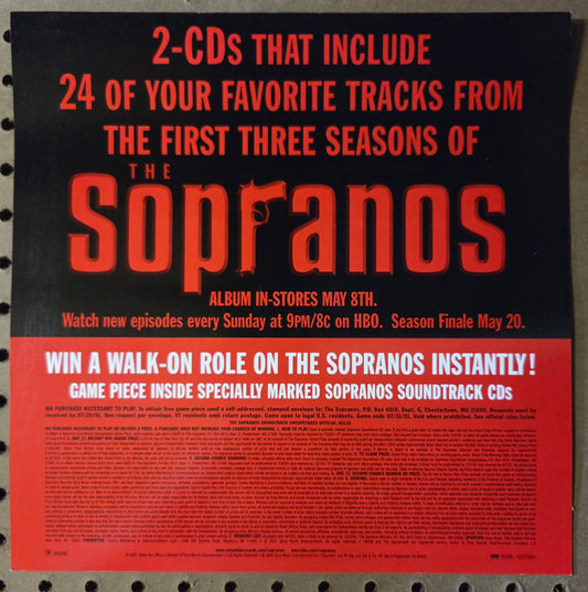 The Sopranos - Peppers & Eggs - Vintage 12x12 Double-sided Album Cover Promo Poster