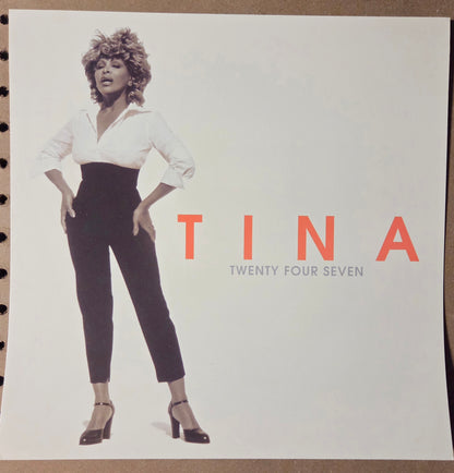 Tina Turner - Twenty Four Seven - Vintage 12x12 Double-sided Album Cover Promo Poster