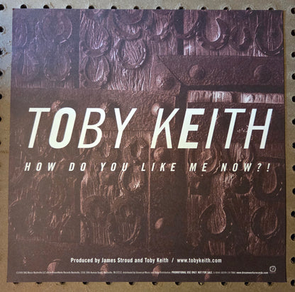 Toby Keith - How Do You Like Me Now?! - Vintage 12x12 Double-sided Album Cover Promo Poster