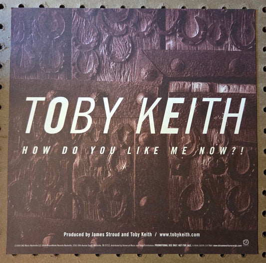 Toby Keith - How Do You Like Me Now?! - Vintage 12x12 Double-sided Album Cover Promo Poster