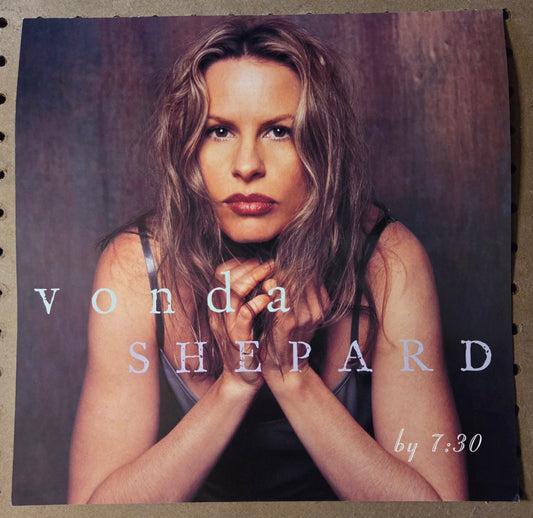 Vonda Shepard - By 7:30 - Vintage 12x12 Double-sided Album Cover Promo Poster