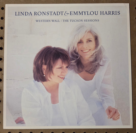 Western Wall - Western Wall: The Tucson Sessions by Linda Ronstadt and Emmylou Harris - Vintage 12x12 Double-sided Album Cover Promo Poster