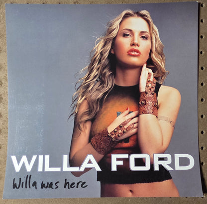 Willa Ford - Willa was Here - Vintage 12x12 Double-sided Album Cover Promo Poster