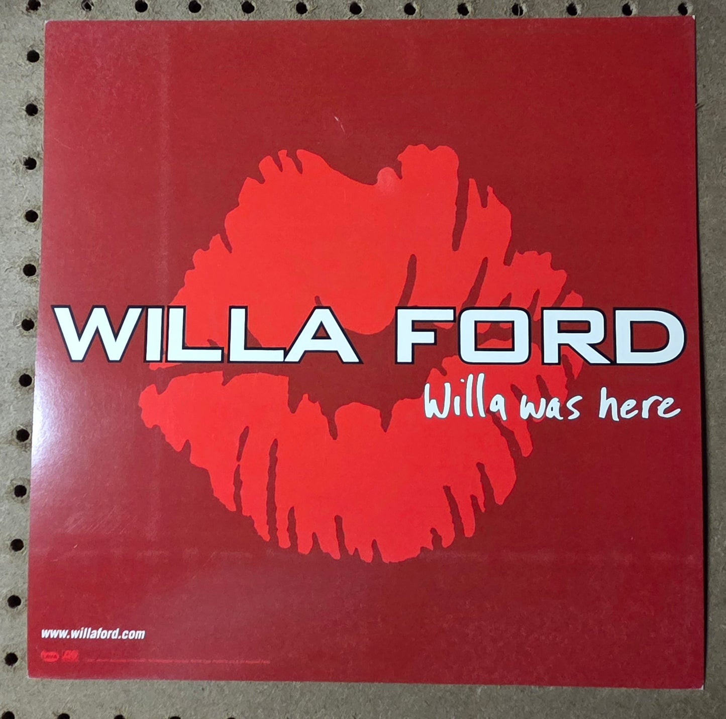 Willa Ford - Willa was Here - Vintage 12x12 Double-sided Album Cover Promo Poster