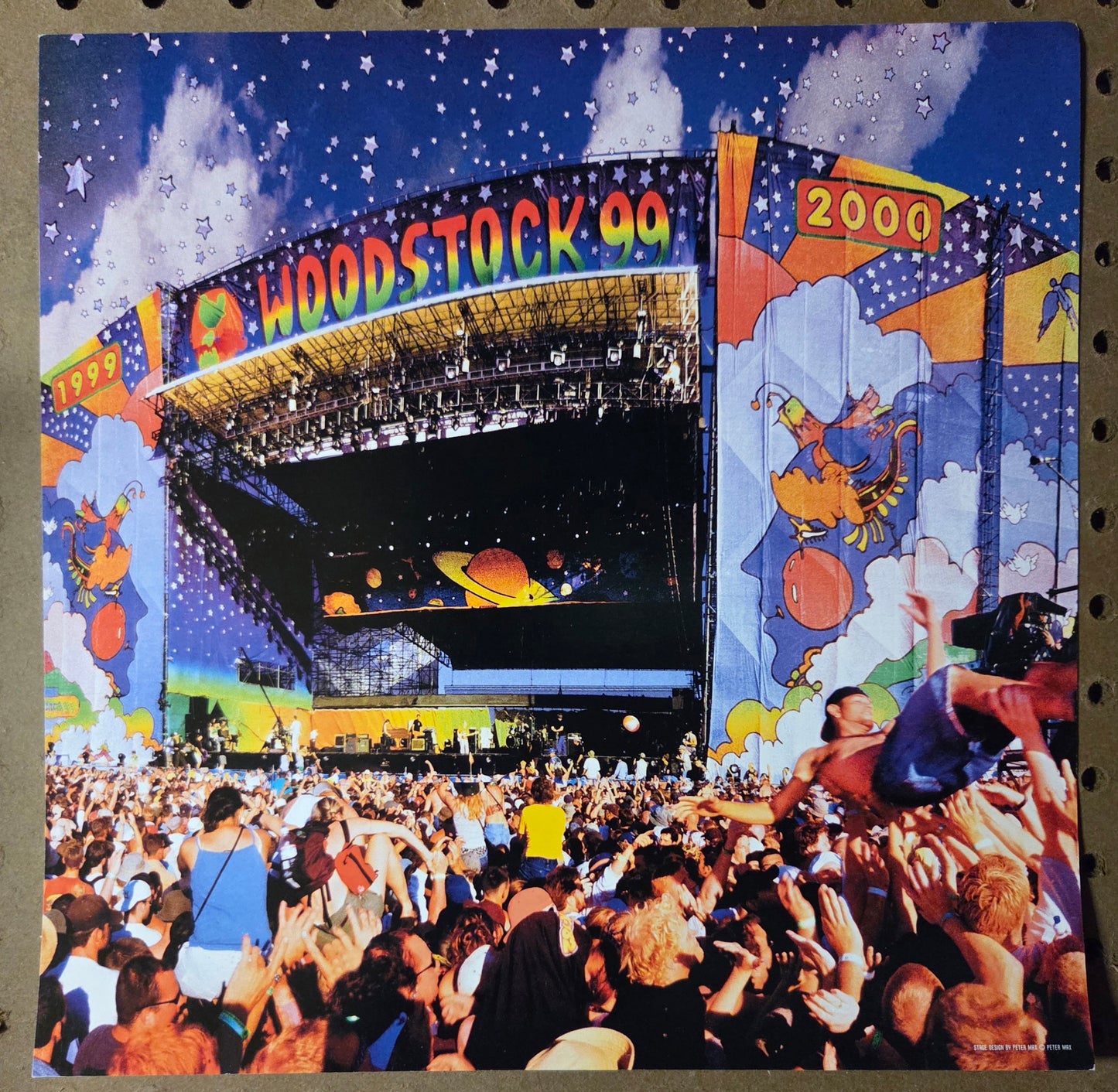 Woodstock '99 - self-titled - Vintage 12x12 Double-sided Album Cover Promo Poster