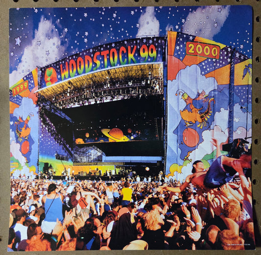 Woodstock '99 - self-titled - Vintage 12x12 Double-sided Album Cover Promo Poster