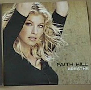 Faith Hill "Breathe" - 1999 Vintage Promotional Double-sided Album Cover Poster Flat