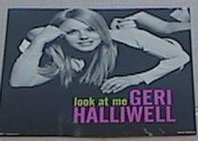 Geri Halliwell "Schizophonic" - 1999 Vintage Promotional Double-sided Album Cover Poster Flat