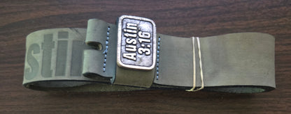 WWF/WWE Genuine Leather Belt - Stone Cold Steve Austin - Austin 3:16 (Officially Licensed) - Size 32