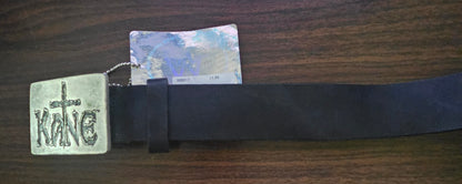 WWF/WWE Genuine Leather Belt - Kane (Officially Licensed) - Size 32