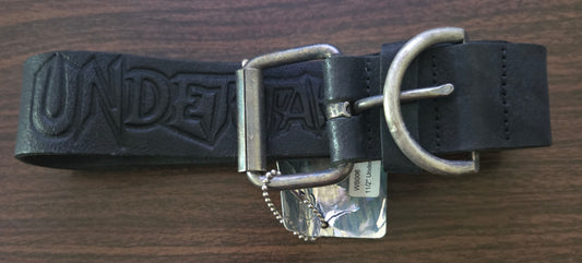 WWF/WWE Genuine Leather Belt - Undertaker (Officially Licensed) - Size 32