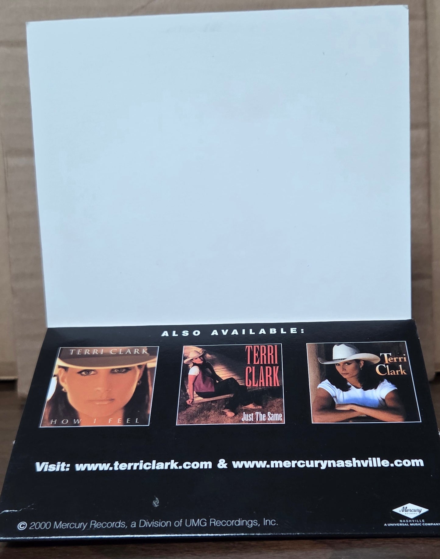 Terri Clark "Fearless" - 2000 Vintage Promotional Album Cover Poster w/Bonus