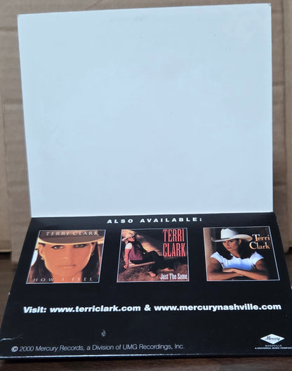 Terri Clark "Fearless" - 2000 Vintage Promotional Album Cover Poster w/Bonus