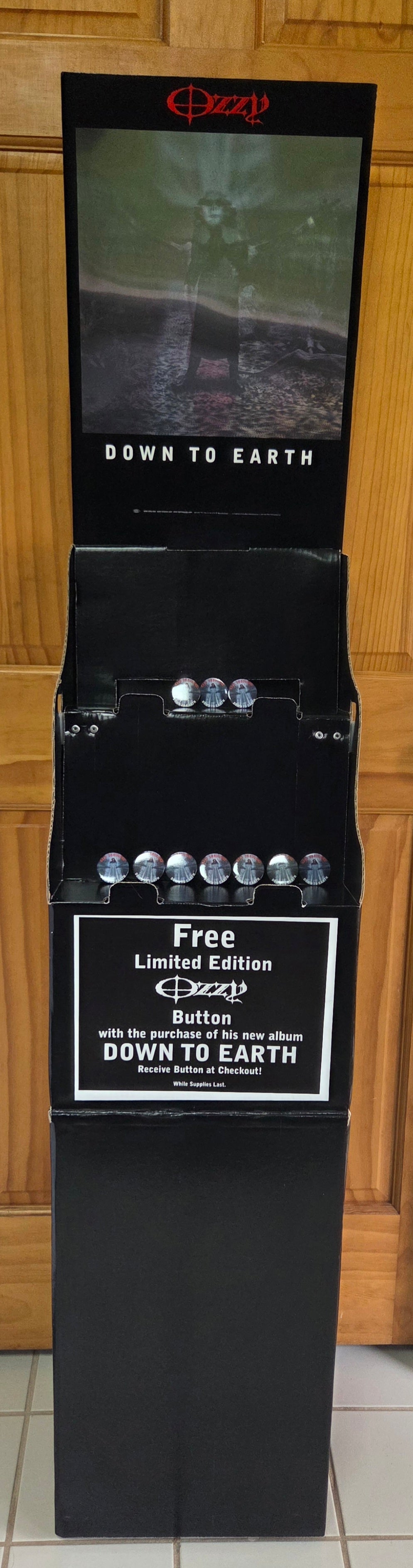 Ozzy Osbourne - Down to Earth Original Promotional Display