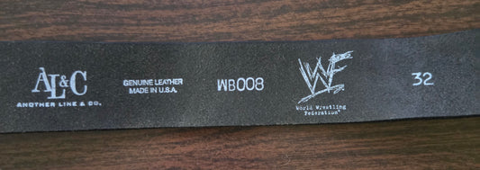 WWF/WWE Genuine Leather Belt - Stone Cold Steve Austin (Officially Licensed) - Size 32