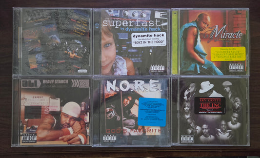 Early 2000s Hip Hop CD Lot of 6 - Brand New Factory Sealed (NORE, Irv Gotti, More)