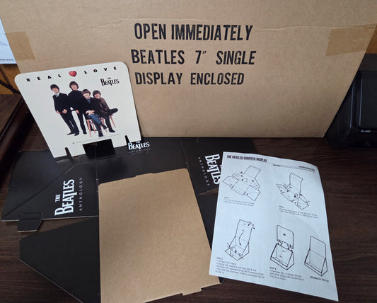 The Beatles 1996 Real Love 7" Single Counter Display Promotional Kit NEW Unused