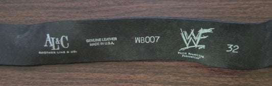 WWF/WWE Genuine Leather Belt - Stone Cold Steve Austin - Austin 3:16 (Officially Licensed) - Size 32