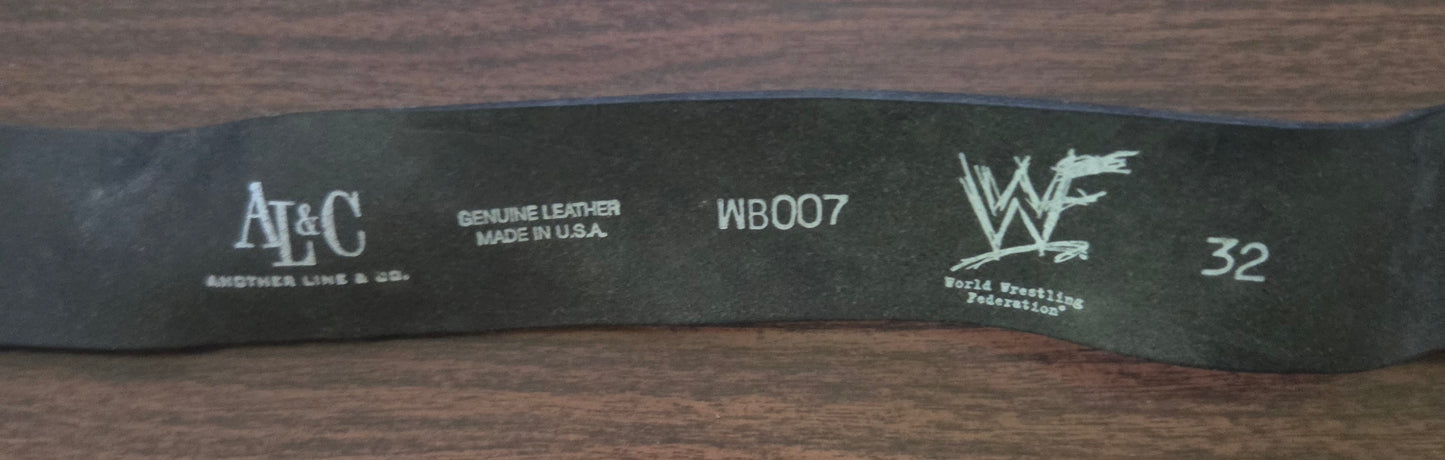 WWF/WWE Genuine Leather Belt - Stone Cold Steve Austin - Austin 3:16 (Officially Licensed) - Size 32