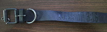 WWF/WWE Genuine Leather Belt - Stone Cold Steve Austin - Class of 3:16 (Officially Licensed) - Size 32