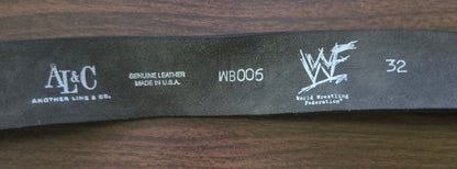 WWF/WWE Genuine Leather Belt - Undertaker (Officially Licensed) - Size 32