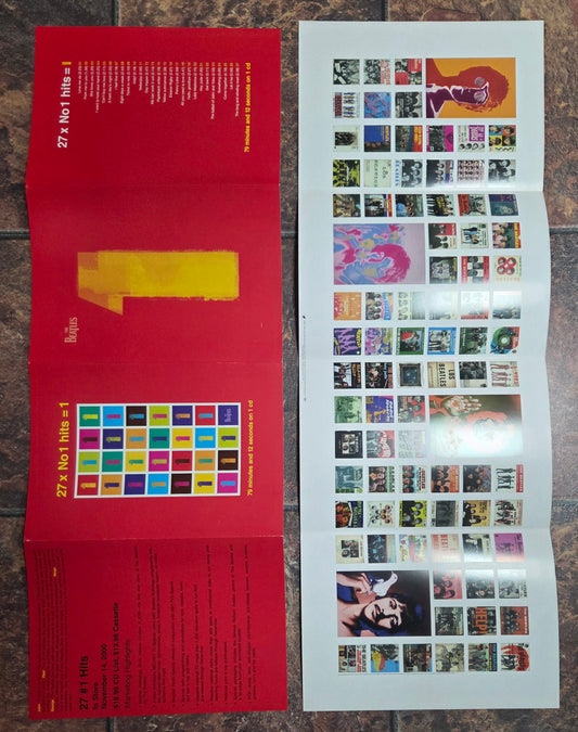 Beatles 1 - Original Promotional Compilation Album Poster-Booklet