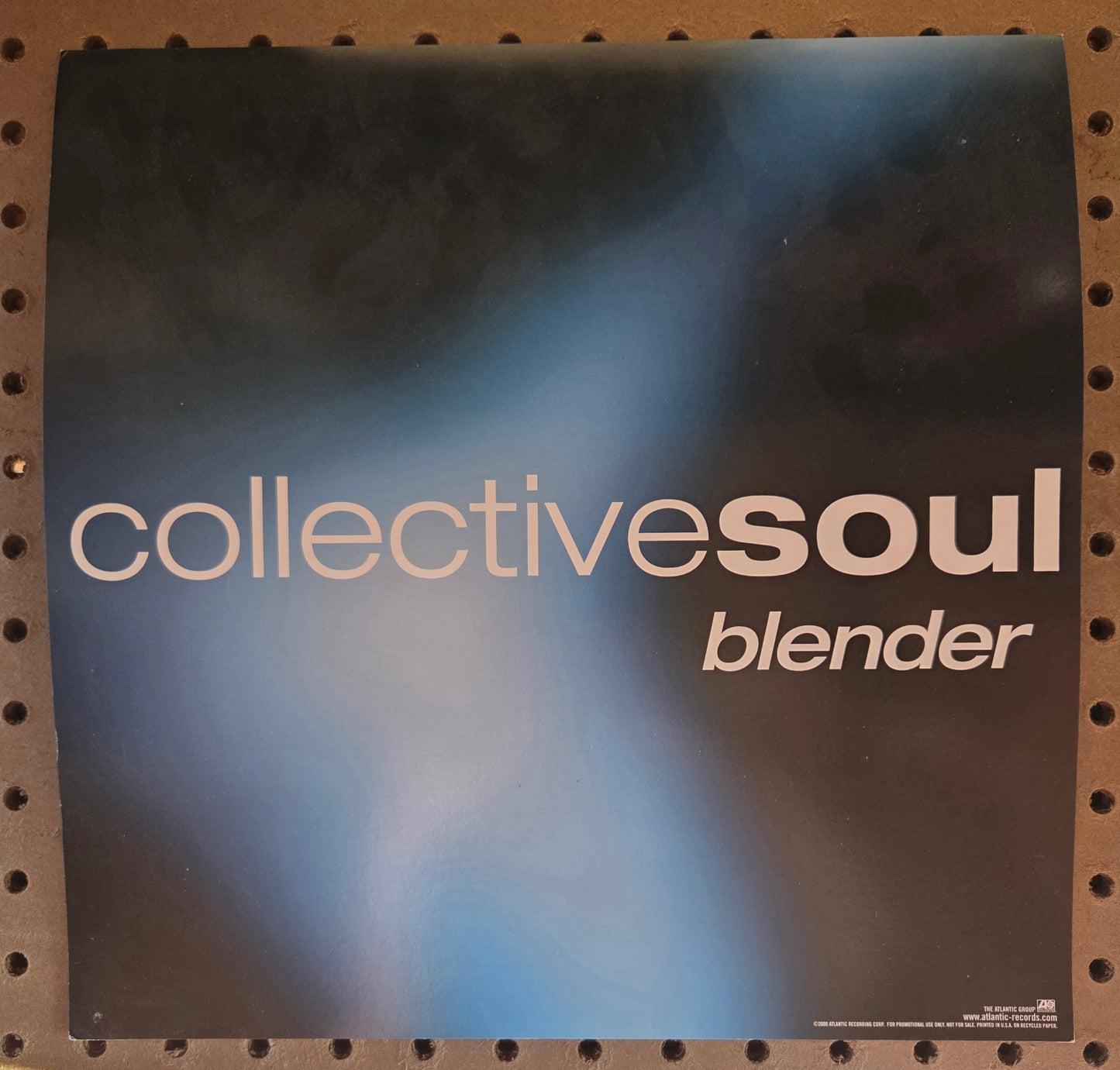 Collective Soul-Blender - 2000 Vintage Promotional Double-sided Album Cover Poster Flat