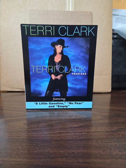 Terri Clark "Fearless" - 2000 Vintage Promotional Album Cover Poster w/Bonus