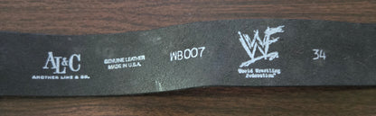 WWF/WWE Genuine Leather Belt - Stone Cold Steve Austin - Austin 3:16 (Officially Licensed) - Size 34