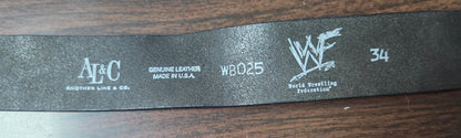 WWF/WWE Genuine Leather Belt - Raw is War (Officially Licensed) - Size 34
